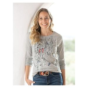 Salahie Saturday Market Womens Long-Sleeved Tee